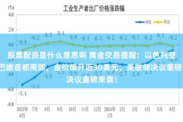 股票配资是什么意思啊 黄金交易提醒：以色列空袭黎巴嫩首都南郊，金价飙升近30美元，美联储决议重磅来袭！