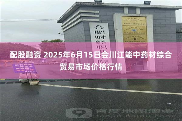 配股融资 2025年6月15日会川江能中药材综合贸易市场价格行情